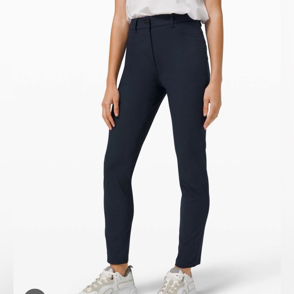 LULULEMON City Sleek Pant 7/8” Navy Blue